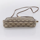 GUCCI GG Supreme Shoulder Bag PVC Beige Gold 97 02 068 Auth 202878-9