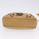 FENDI Hand Bag Suede Beige Auth 202880-6