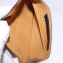 FENDI Hand Bag Suede Beige Auth 202880-25