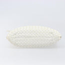 BOTTEGA VENETA INTRECCIATO Hand Bag Leather White 162112 Auth 202883V-5