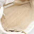 BOTTEGA VENETA INTRECCIATO Hand Bag Leather White 162112 Auth 202883V-10