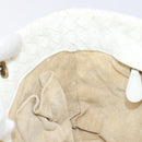 BOTTEGA VENETA INTRECCIATO Hand Bag Leather White 162112 Auth 202883V-22