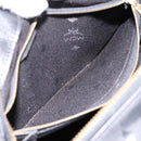 MCM Vicetos Logogram Hand Bag PVC Leather 2way Black Gold Auth 202886A-22