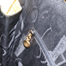 Salvatore Ferragamo Gancini Hand Bag Leather 2way Yellow Gold Auth 202887-21