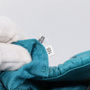 PRADA Matelasse Hand Bag Nylon 2way Turquoise Blue Silver Auth 202888V-12