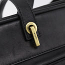 GUCCI GG Canvas Tote Bag Black Gold 92731 Auth 202890A-9