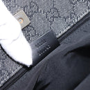 GUCCI GG Canvas Tote Bag Black Gold 92731 Auth 202890A-12