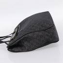 GUCCI GG Canvas Tote Bag Black Gold 92731 Auth 202890A-3