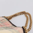 Stella MacCartney Chain Falabella Foldover Bag Wool 2way Multicolor Auth 202891A-8