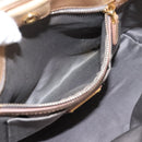 Miu Miu Hand Bag Vitellolux 2way Beige Gold Auth 202892V-21