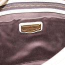 Miu Miu Matelasse Hand Bag Leather 2way Ivory Gold Auth 202893A-15