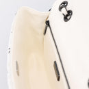 CHANEL Chain Matelasse 25 Shoulder Bag Sequin White CC Auth 202896SM-20