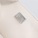 CHANEL Chain Matelasse 25 Shoulder Bag Sequin White CC Auth 202896SM-23