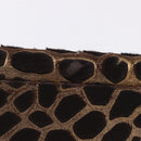 CHANEL 2.55 Chain Shoulder Bag Harako leather Brown Gold CC Auth 202903SAV-10