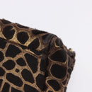CHANEL 2.55 Chain Shoulder Bag Harako leather Brown Gold CC Auth 202903SAV-12