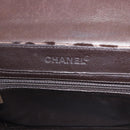 CHANEL 2.55 Chain Shoulder Bag Harako leather Brown Gold CC Auth 202903SAV-17