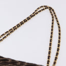 CHANEL 2.55 Chain Shoulder Bag Harako leather Brown Gold CC Auth 202903SAV-8