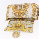 FENDI Zucca Canvas Mamma Baguette Bag Nylon FENDACE Beige Gold Auth 202905SAM-20
