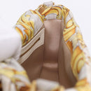 FENDI Zucca Canvas Mamma Baguette Bag Nylon FENDACE Beige Gold Auth 202905SAM-22