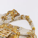 FENDI Zucca Canvas Mamma Baguette Bag Nylon FENDACE Beige Gold Auth 202905SAM-14