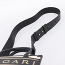 BVLGARI Hand Bag Canvas 2way Beige Gold Auth 202907M-10
