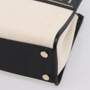 BVLGARI Hand Bag Canvas 2way Beige Gold Auth 202907M-12