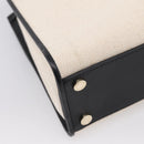 BVLGARI Hand Bag Canvas 2way Beige Gold Auth 202907M-15