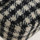 FENDI Newbucket Mamma Baguette Shoulder Bag Wool 2way Black Silver Auth 202909SAV-16