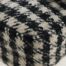FENDI Newbucket Mamma Baguette Shoulder Bag Wool 2way Black Silver Auth 202909SAV-17
