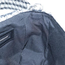 FENDI Newbucket Mamma Baguette Shoulder Bag Wool 2way Black Silver Auth 202909SAV-25