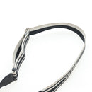 PRADA Shoulder Bag Vittero Dino Leather Black Silver Auth 202911V-15