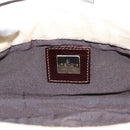 FENDI Zucca Canvas Mamma Baguette Shoulder Bag Beige Silver Auth 202919V-17