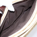 FENDI Zucca Canvas Mamma Baguette Shoulder Bag Beige Silver Auth 202919V-23