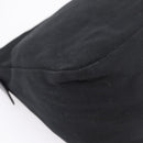 FENDI Mamma Baguette Shoulder Bag Cotton jersey Black Silver Auth 202920-17