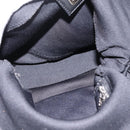 FENDI Mamma Baguette Shoulder Bag Cotton jersey Black Silver Auth 202920-11