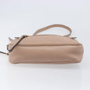Miu Miu Shoulder Bag Leather Beige Gold Auth 202924A-5