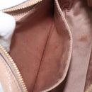 Miu Miu Shoulder Bag Leather Beige Gold Auth 202924A-23