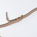 Miu Miu Shoulder Bag Leather Beige Gold Auth 202924A-8