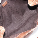 GUCCI GG Canvas Guccissima Tote Bag Leather Bronze Gold 211944 Auth 202927V-18