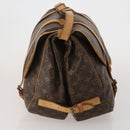 LOUIS VUITTON Monogram Saumur 43 Shoulder Bag M42252 LV Auth 202937-4
