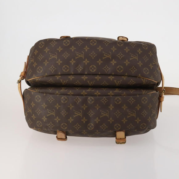 LOUIS VUITTON Monogram Saumur 43 Shoulder Bag M42252 LV Auth 202937