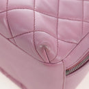 CHANEL Trendy CC Matelasse Chain Bag Lamb Skin 2way Pink CC Auth 202938SAM-17