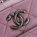 CHANEL Trendy CC Matelasse Chain Bag Lamb Skin 2way Pink CC Auth 202938SAM-20