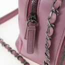 CHANEL Trendy CC Matelasse Chain Bag Lamb Skin 2way Pink CC Auth 202938SAM-22