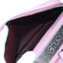 CHANEL Trendy CC Matelasse Chain Bag Lamb Skin 2way Pink CC Auth 202938SAM-23
