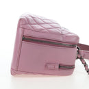 CHANEL Trendy CC Matelasse Chain Bag Lamb Skin 2way Pink CC Auth 202938SAM-4