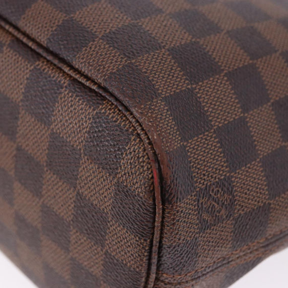 LOUIS VUITTON Damier Ebene Neverfull PM Tote Bag N51109 LV Auth 202940A