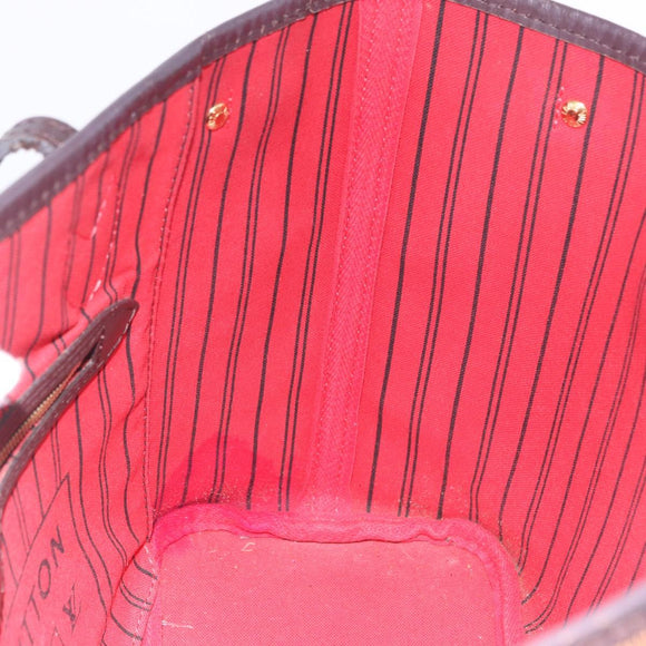 LOUIS VUITTON Damier Ebene Neverfull PM Tote Bag N51109 LV Auth 202940A