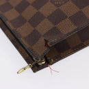 LOUIS VUITTON Damier Ebene Poche Toilette 26 Pouch N47543 LV Auth 202941-5