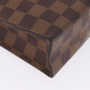 LOUIS VUITTON Damier Ebene Poche Toilette 26 Pouch N47543 LV Auth 202941-8